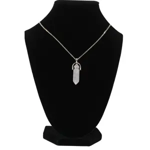 Clarity Crystal Necklace | Clear Quartz | Amplification | Focus | Light | Pure | Energy crystal necklace trendy stainless