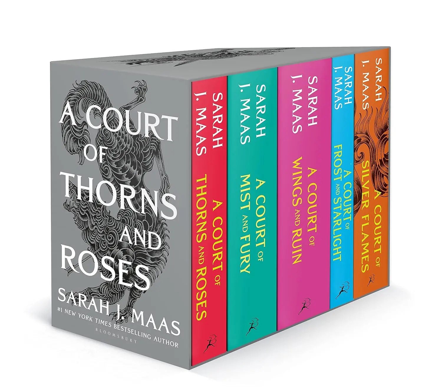 A Court of Thorns and Roses 5-Book Soft Cover Complete Set, Romance Fantasy Collection, Series Book Bundles (A Court of Thorns and Roses Series, 9), Complete Book Set