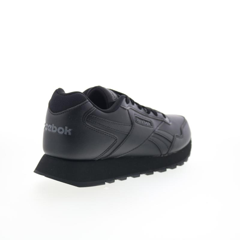 Reebok Glide Wide 4E Mens Black Extra Wide 4E Lifestyle Sneakers Shoes