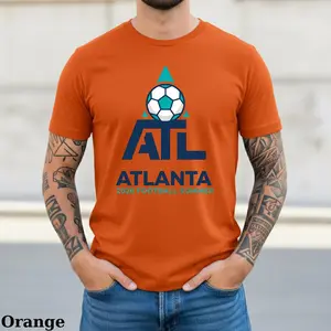 Atlanta 2026 Soccer T-Shirt | ATL Georgia Football Fan Tee | Atlanta City Sports Tournament Shirt | United Soccer Gift for Fans Souvenir