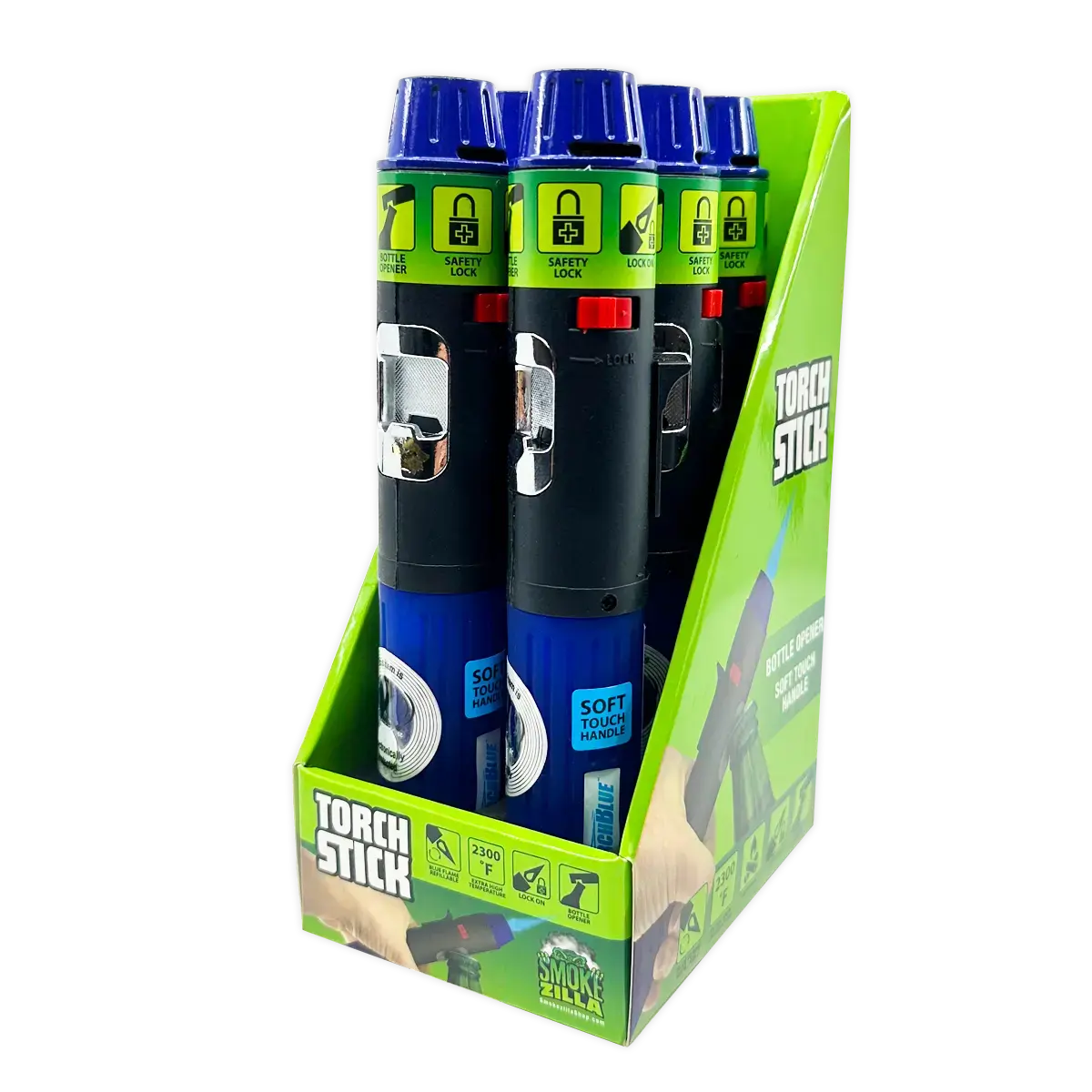 Torch Stick Lighter with Bottle Opener - 6 Pieces Per Retail Ready Display 40303