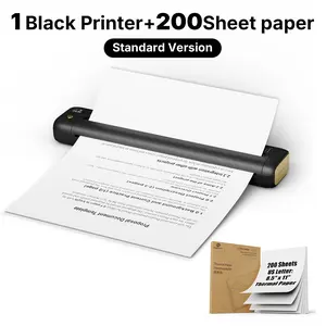 RONGTA F81 Portable Bluetooth Sticker Printe+200 Sheets Thermal Printer Paper