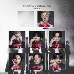 Kpop Idol Desk Decor Acrylic Stand, Arirang Themed Kpop Merch, ARMY Fan Gift
