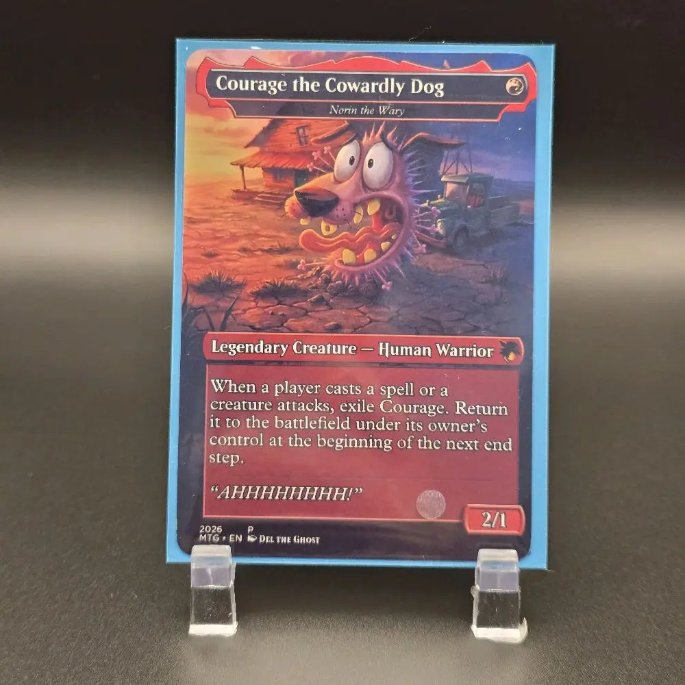 Norin the Wary - Courage the Cowardly Dog Custom MTG Card Fan-Made Artwork Standard MTG Size Perfect for Commander Cube & Casual Play - TikTok Shop Norin the Wary - Courage the Cowardly Dog Custom MTG Card Fan-Made Artwork Standard MTG Size Perfect for Commander Cube & Casual Play - TikTok Shop