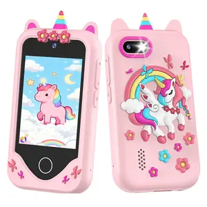 64GB Dual-Camera Kids Smart Toy Phone – Adorable Filters + 10+ Fun Games – Perfect Birthday & Christmas Gift for Boys & Girls