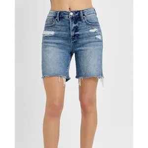 Raquel Bermuda Shorts (Medium Denim)