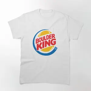 Boulder King T-Shirt | Bold and Dynamic Design for Adventure and Outdoor Enthusiasts | Perfect for Rock Climbing Fans