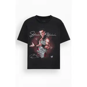 PacSun Men's WWE Shawn Michaels Hearts T-Shirt - Multicolor PacSun Men's WWE Shawn Michaels Hearts T-Shirt - Multicolor