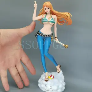 NEW 25CM One Piece Figure NAMI GK Anime Girl PVC Action Figure Toy Game One Piece Statue Nami Doll Adult Collection Model Doll