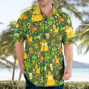 Tropical Summer Shirt, Beach Vacation Outfit, Green Hawaiian Shirt – Tropical Anime Summer Shirt, Anime Hawaiian Shirt for Fans #alohashirt #hawaiianshirt #tropicalvibes #summeroutfit #beachwear #viraloutfit