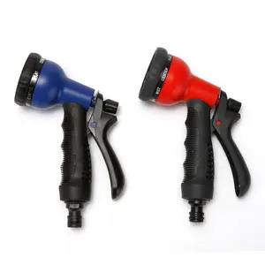 Car Washing High-Pressure Water Gun Watering Flowers Water Gun Telescopic Water Pipe Plastic Eight-Function Water Gun