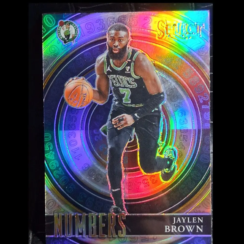 Select Numbers Jaylen Brown Basketball Card - Holographic Design, Official  NBA Trading Card, Collectible Sports Memorabilia - TikTok Shop