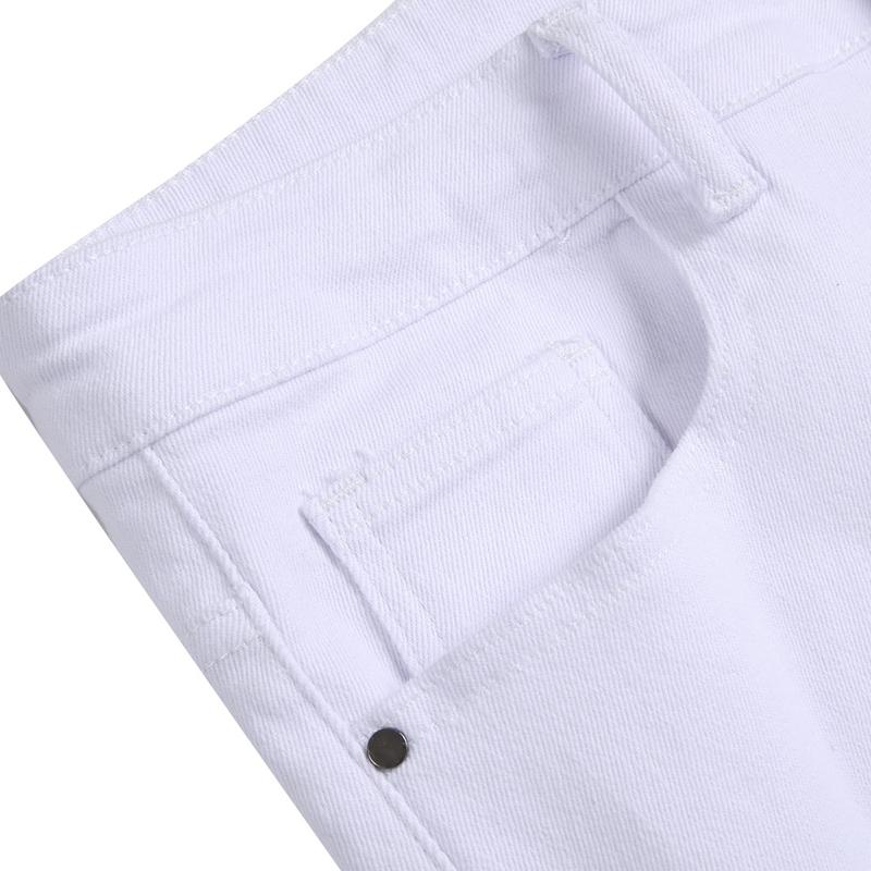 Men's Slim Fit Jeans Ripped Skinny Jeans for Men, Fashion Biker Jeans Stretch Moto Denim Pants Menswear Casual