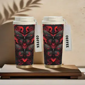 1pc 18oz Stainless Steel Insulated Travel Mug with Lid, Perfect for Hot and Cold Drinks, Ideal Gift for Home Office Camping Outdoor Use