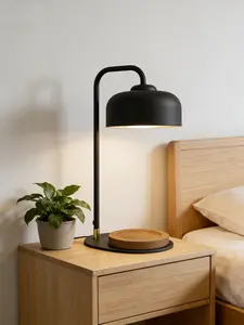 Candle Warmer Lamp with Timer Compatible with Jar Candles No Candle Lamp Candle Warmer Dimmable Metal Top Candle Warmer with 2 Bulbs for Scented Candles