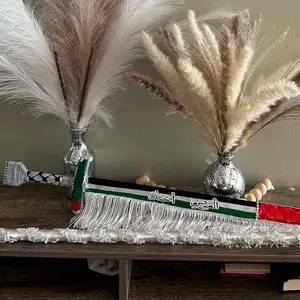 Groom Palestinian dancing sword ; Brides dancing stick Lace Womenswear