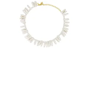 Lele Sadoughi Corfu Pearl Necklace in Pearl