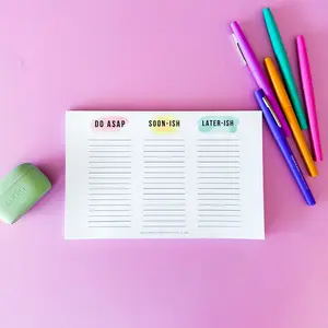 MINI STOPLIGHT PRIORITIZATION LIST MAKING NOTEPAD