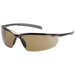 Bouton Commander Safety Glasses with Bronze Frame and Brown Anti-Fog Lens