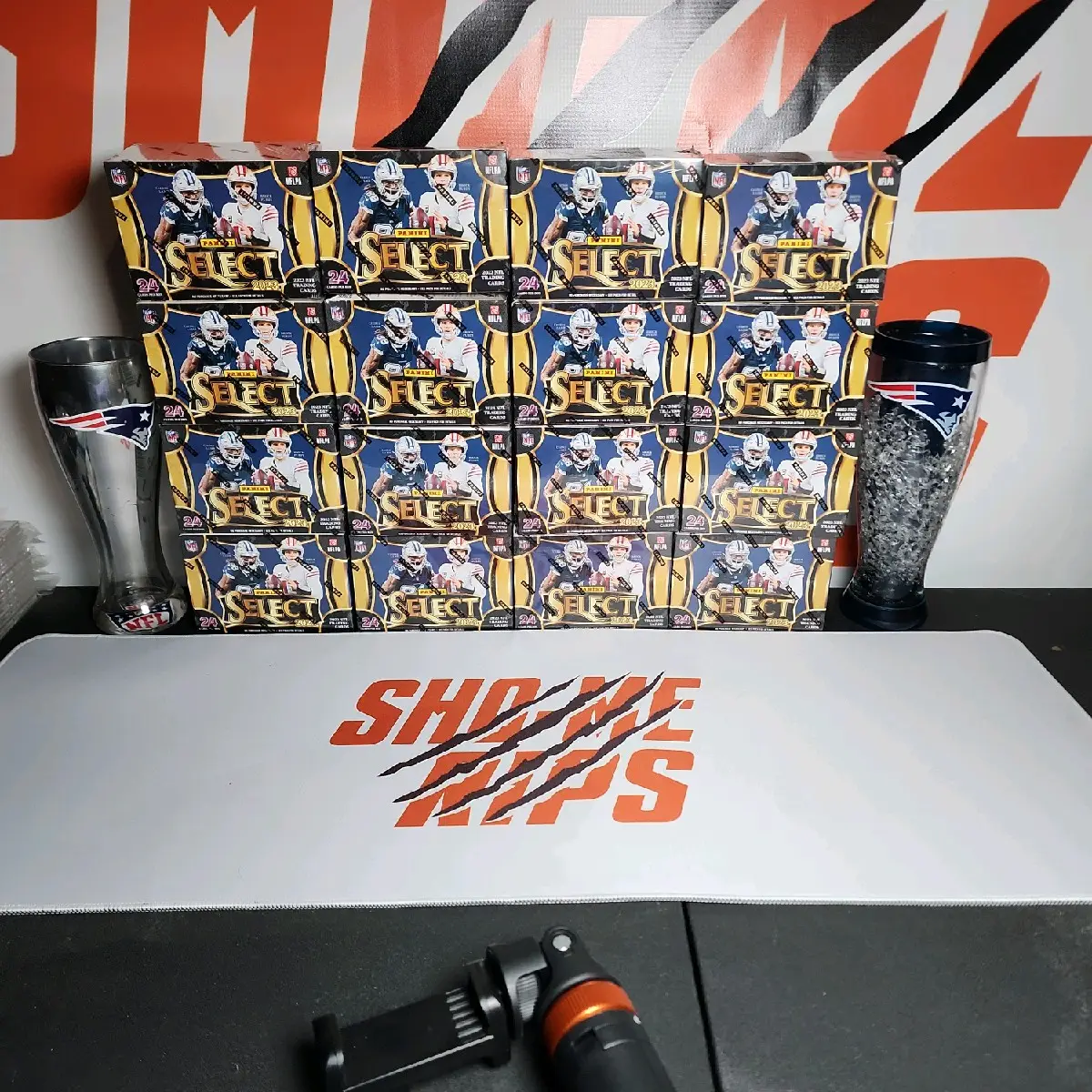 PYT 2/2 Panini select football blasters x8