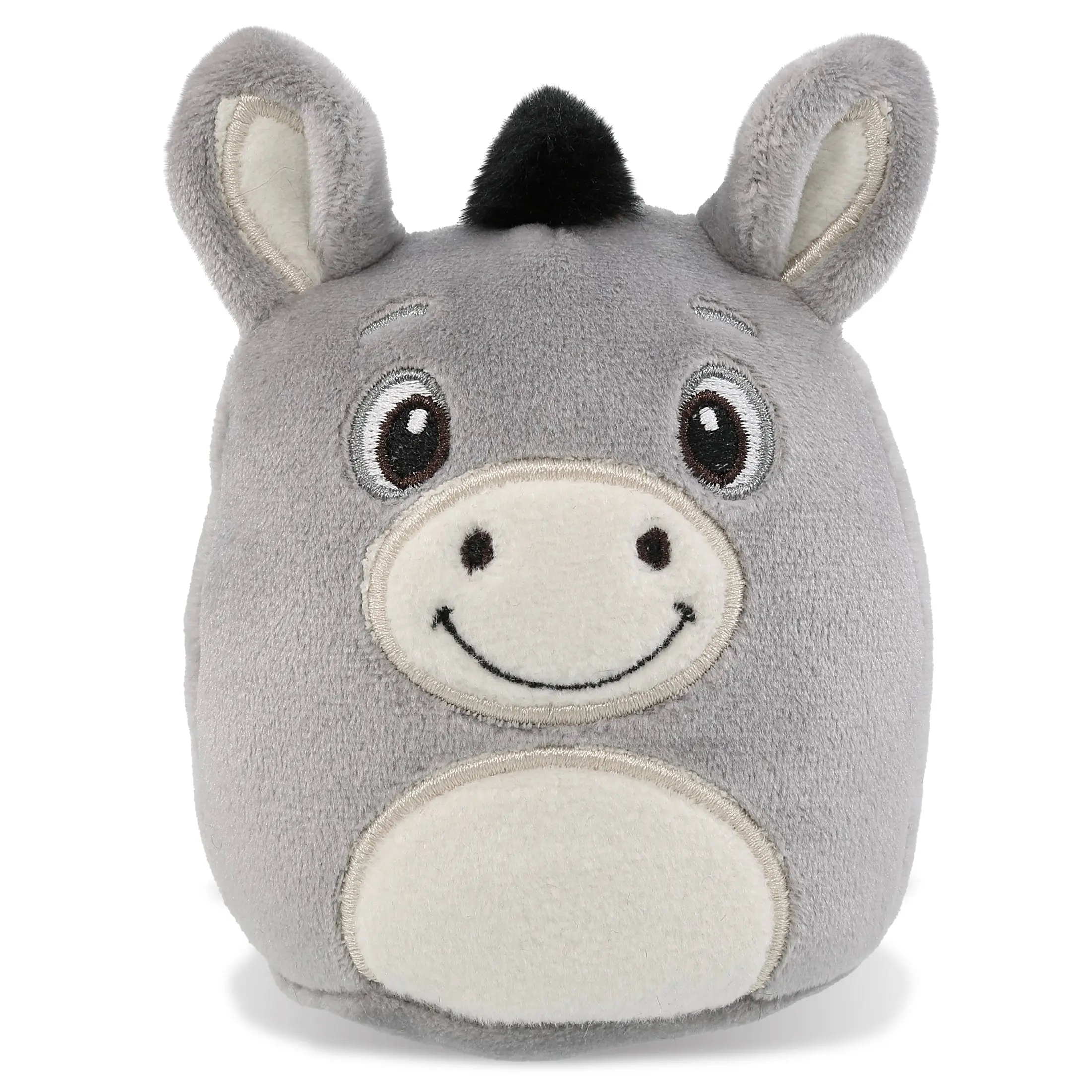 DOLLIBU SNUG-MOOSHIES Plush Stuffed Toy, 4" Donkey Stuffed Animal, Plush Stuffed Toys