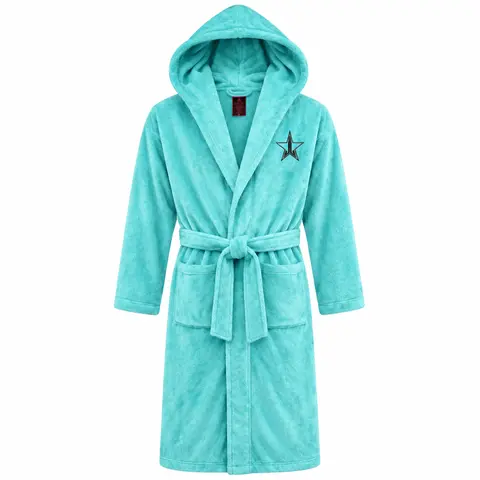 Jeffree Star Cosmetics Star Robe - Full-length Robe with Hooded Shawl Collar & Pockets Hoodie