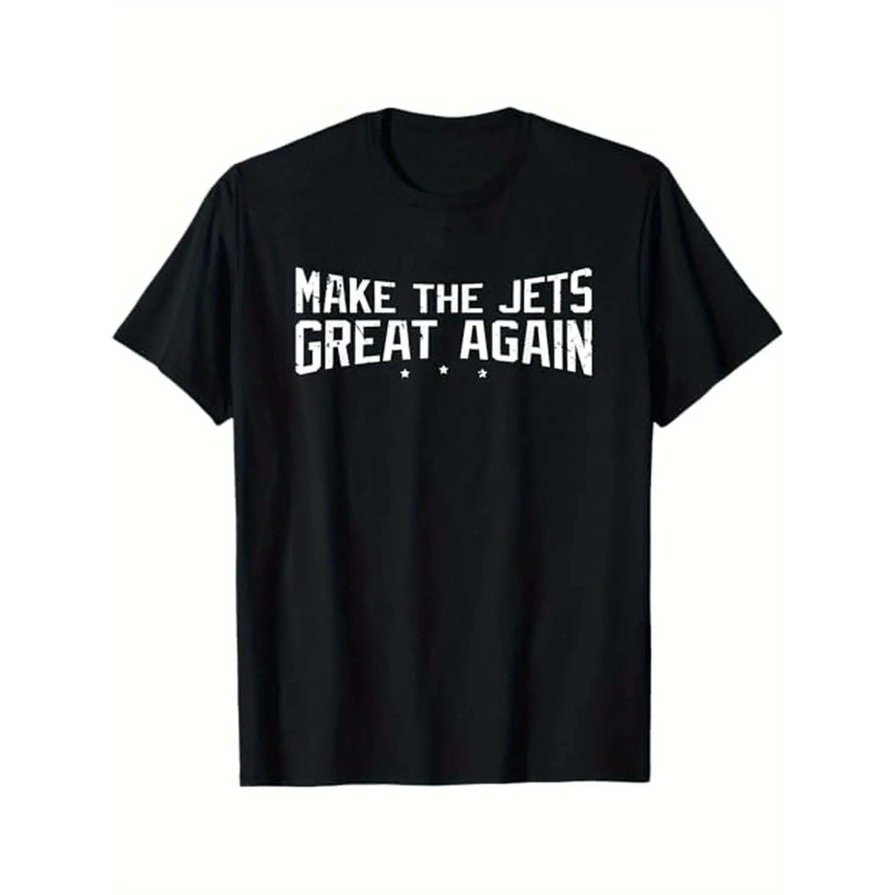 100% Cotton S-XXXL Cool Jets T-shirt - Make The Jets Great Again Tees - Gift for Men Women Family Friends, Black, Halloween Thanksgiving Christmas,Made in USA