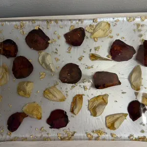 Custom Flower Preservation Resin Tray