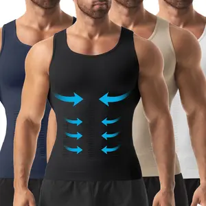Men's shapewear vest Compression Shirt Mens Shapewear Tummy Control Undershirt Tank Tops