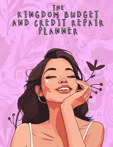 Kingdom Budget and Credit Repair Planner - Monthly Budget Book with Expense Tracker Notebook, Undated Bill Organizer & Finance Planner to Take Control of Your Money, Account Book to Manage Your Finances