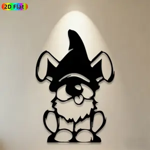 1pc Gnome Metal Wall Art, Charming Gnome Statue Mural, Ideal Gift for Christmas, New Year, Gnome Decor Enthusiasts, Weather-Resistant Metal Wall Decor Wall Sculptures, Perfect for Garden Wall & Backyard Fence, Eye-Catching Outdoor Decor