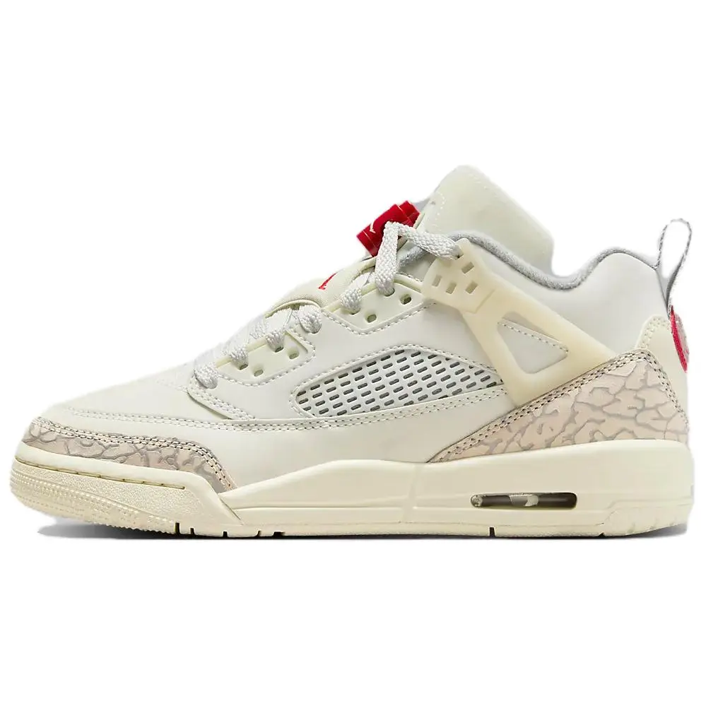 Air Jordan Spizike Low Coconut Milk GS FQ3950-100 Men's Low Top Casual Trainers, Casual Wear, All Seasons, No Heel, Round Toe Design