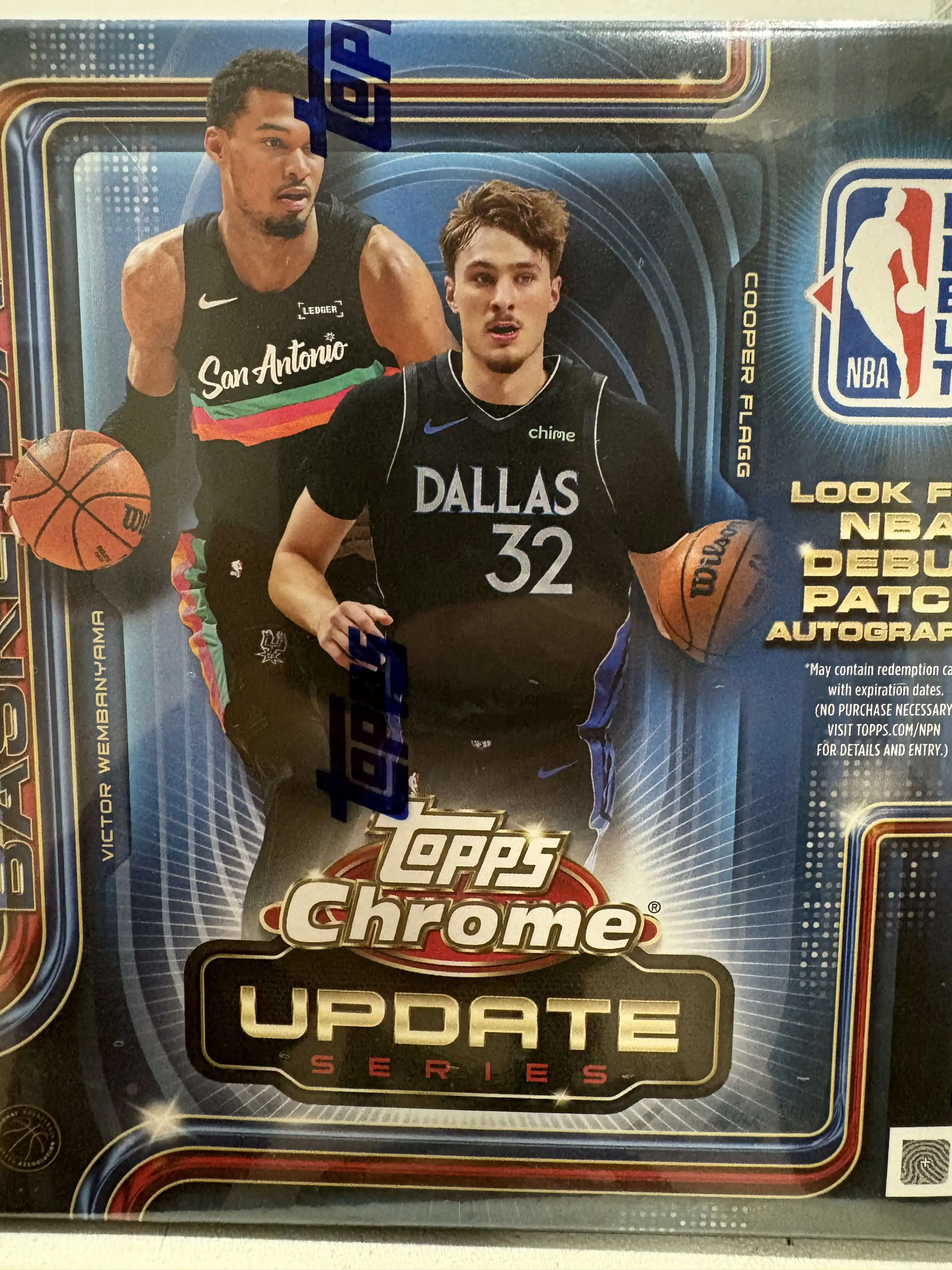 2025/26 Topps Chrome Basketball Update Series Mega Box Packs
