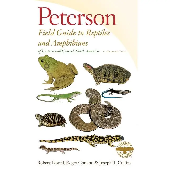 Peterson Field Guide To Reptiles And Amphibians Eastern & Central North America (Peterson Field Guides) by Robert Powell||Roger Conant||Joseph T. Collins [Paperback Book]