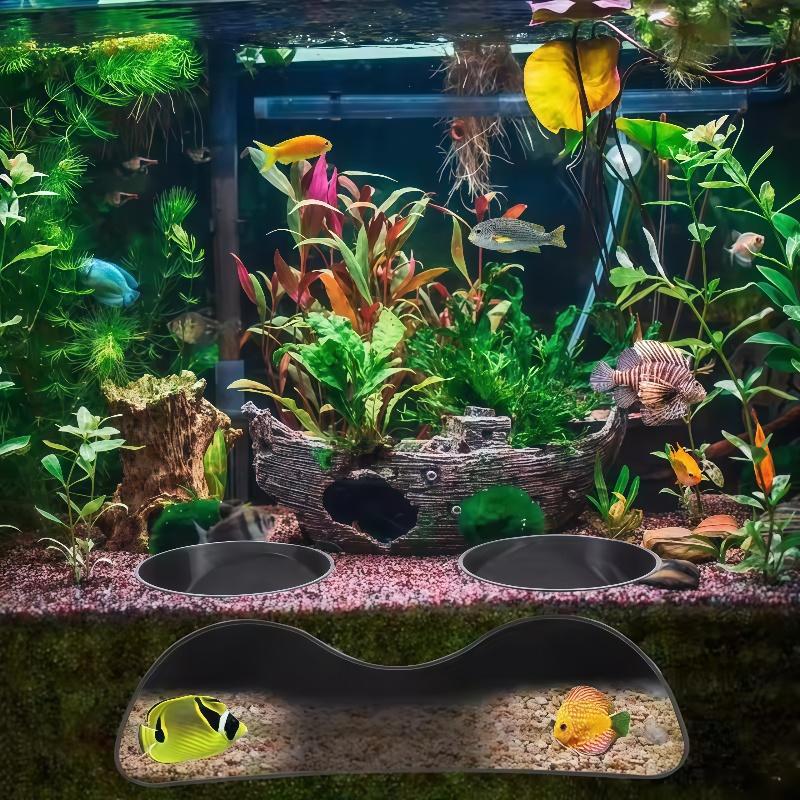 Aquarium Cave System with Bio-curved Tunnels, Expandable Natural Shelter for Large Fish Tanks, Non-toxic Resin Decor for Cichlids/Plecos/Shrimp