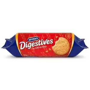 McVitie's Digestive Biscuits Original 355g | 1, 2, 3, 4, 6 & 12 Pack Options | Iconic British Wheat Biscuit | Classic Everyday Cookie | Perfect for Tea | Authentic UK Import | Wholesome Snack | The Original Since 1892