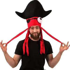 Funny Octopus Hat for Halloween, Couples Kids Adult Photo Props, Japanese Style Birthday Creative Headgear, Trendy Instagram Accessory, Themed Headwear, Party Accessory, Party Supply
