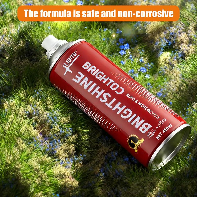 LIBITU Car Interior Protectant Spray 450ML Ultra-Protect Dashboard Wax Restore Shine Brazilian Carnauba Formula Waterproof Shield