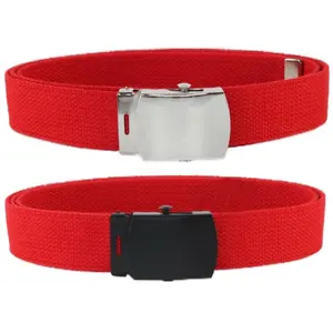 Military Belts Steel Belt Unisex Men Woman Heavy Duty Belt with Silver or Black Buckle