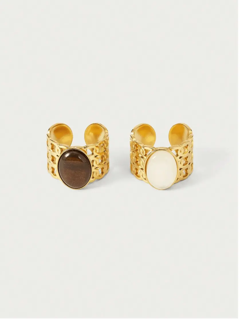 Toasted Treasure Ring Set | Chic Summer Fashion Accessories