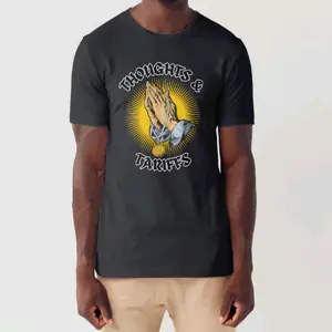 THOUGHTS AND TARIFFS Graphic Unisex Cotton  Tshirt