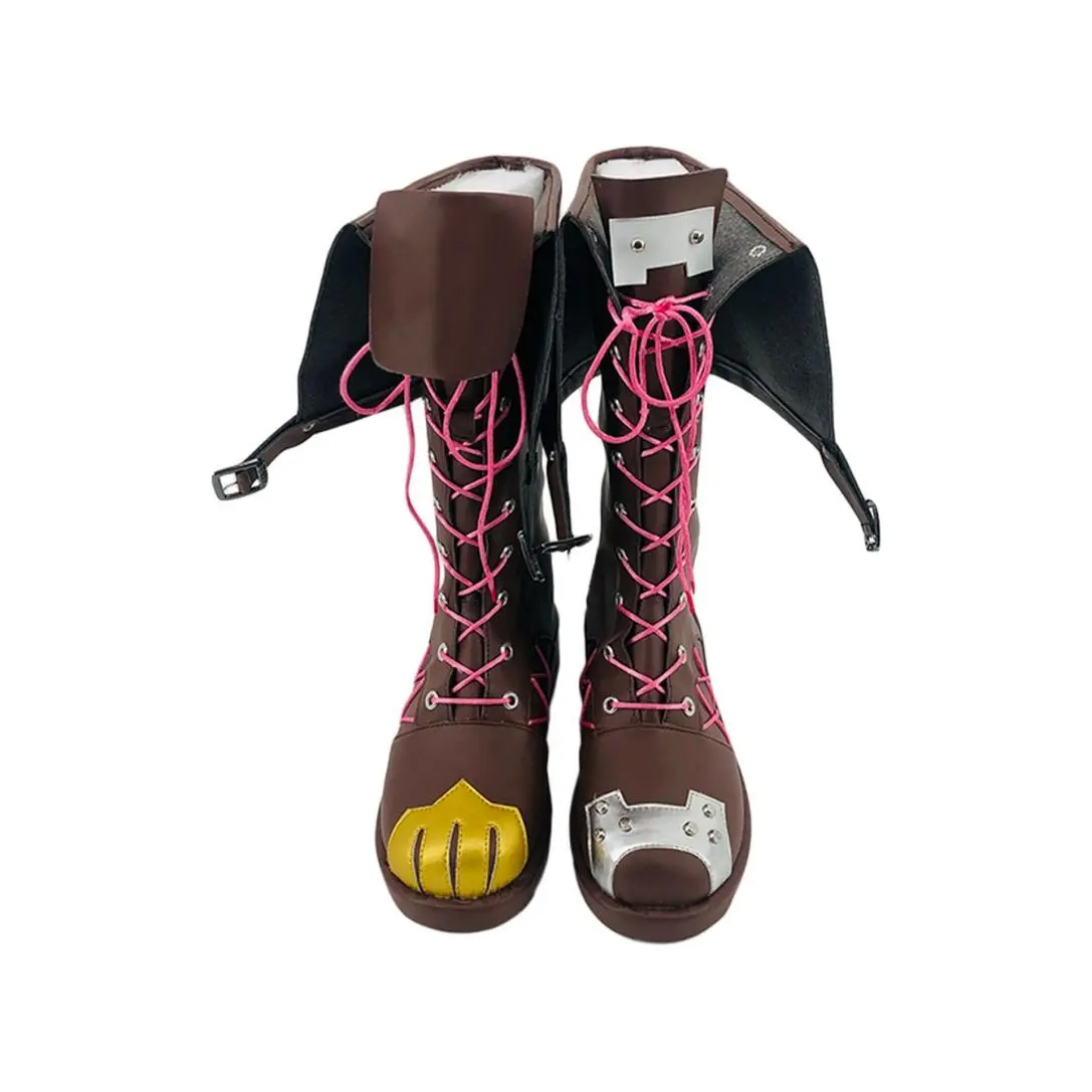 Cosplay Boots Adult Unisex Costume Shoes Custom Made Jinx LOL