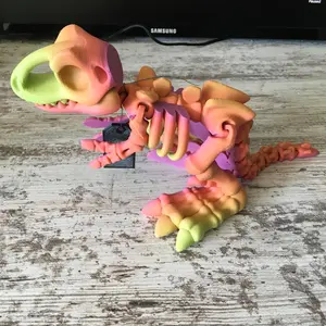 "Wrex" the Flexi T-Rex - 3D Printed Model