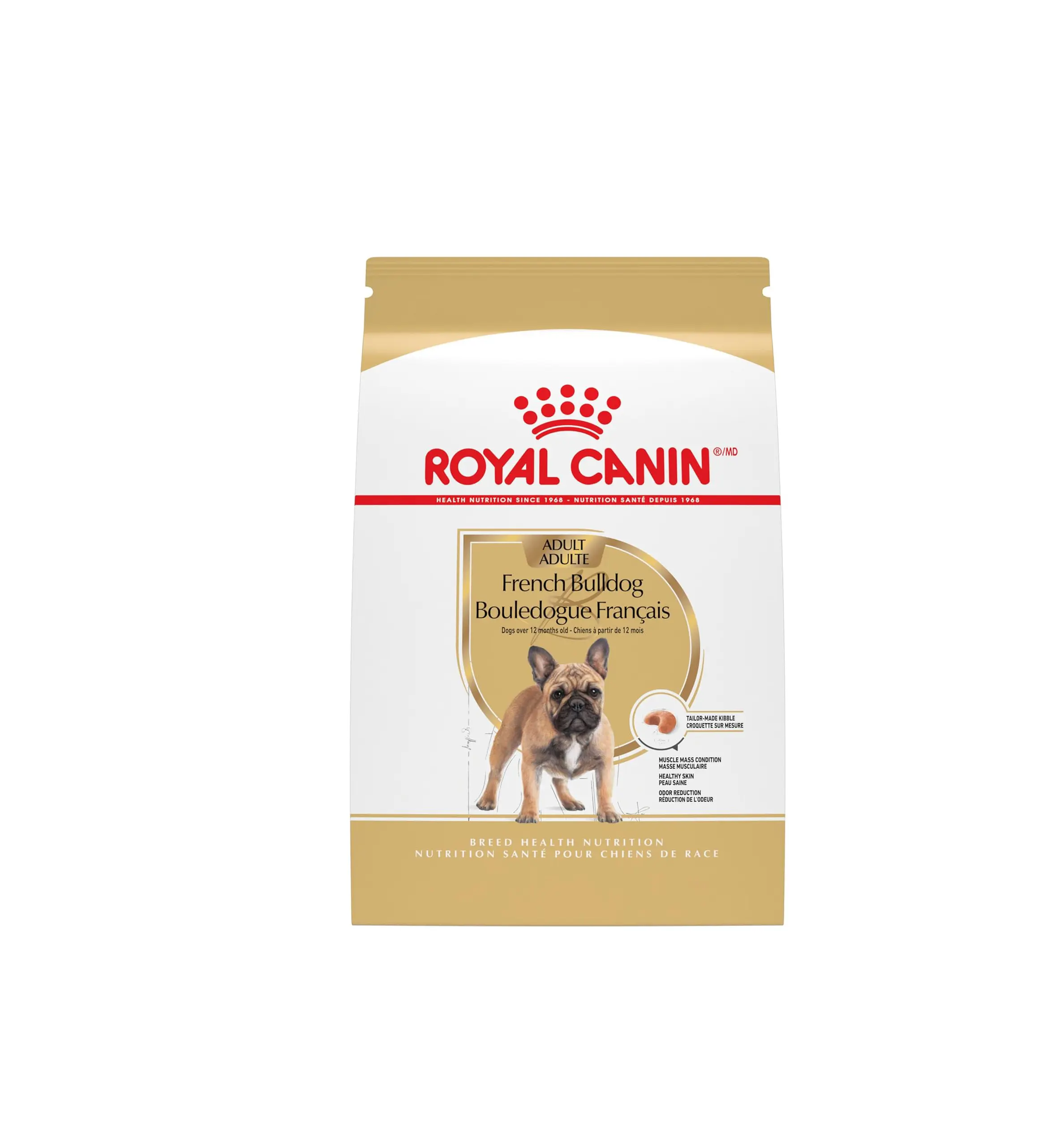 Royal Canin Breed Health Nutrition French Bulldog Adult Dry Dog Food, 17 lb Bag