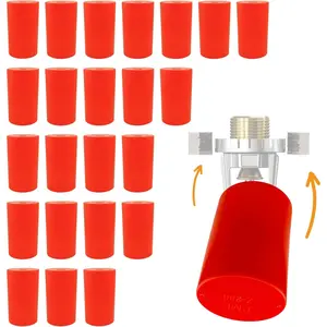 Fire Sprinkler Head Paint Cover - Head Protector, Paint Protection Covers for Ceiling Pop Out Recessed Sprinkler Heads - 24 PK