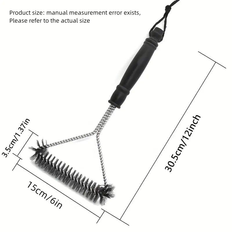 GRILLART Grill Brush Bristle Free & Wire Combined BBQ Brush - Safe & Efficient Grill Cleaning Brush- 17" Grill Cleaner Brush for Gas/Porcelain/Charbroil Grates - BBQ Accessories Gifts for Men