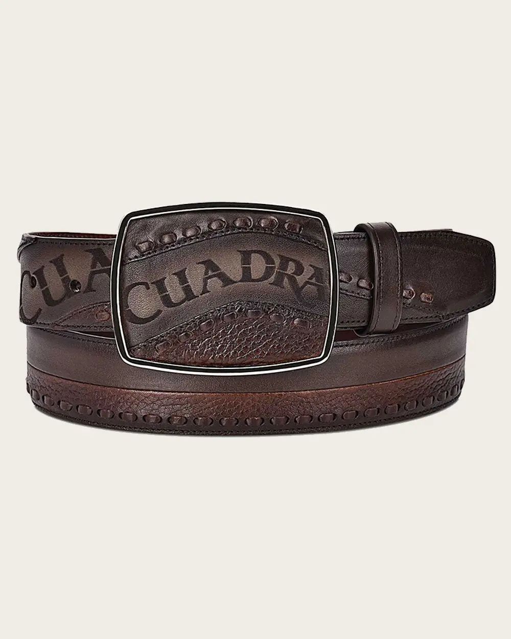 CUADRA BROWN BOVINE COWBOY WESTERN BELT BC244