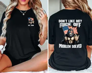 Personalized Year 1965-1980 Dont Like Me Fuxxk Off Gen X shirt, Problem Solved Gen X Shirt, Generation X Shirt, Full Colors, Full Sizes, For Men, For Women