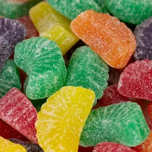 Fruit Slices Jelly Candy 2 Pound Bag | Assorted Flavors | Sugar-Dusted Old Fashioned Candy for Buffets, Holiday Gifting & Dessert Decorating