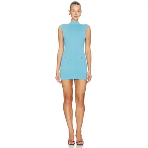 retrofete Anaelle Dress in Metallic Aqua